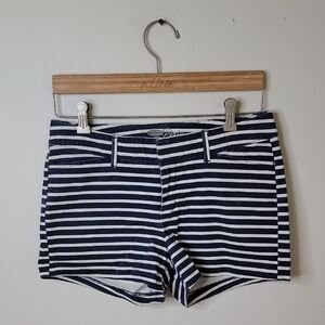 Navy Striped Women Shorts Old Navy Pixie Size 4